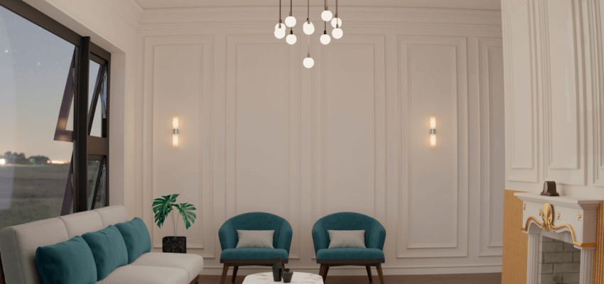 Lampy sufitowe w salonie